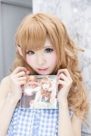 blonde_hair cosplay dress green_eyes himemiya_mahore masuwaka_tsubasa_(cosplay) rating:Safe score:0 user:pixymisa