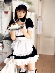 apron cake costume hairband maid maid_uniform ogura_yuuko serving_tray thighhighs rating:Safe score:0 user:nil!