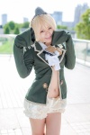 blonde_hair bloomers cosplay croptop hat madoka_chami maruino military_uniform scarf whale rating:Safe score:0 user:pixymisa