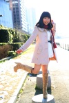 blouse boots bow coat emi scarf shorts rating:Safe score:0 user:pixymisa