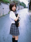 blouse bookbag costume kneesocks otomo_sayuri pleated_skirt school_uniform skirt wet ys_web_171 rating:Safe score:0 user:nil!