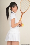 hamada_yuri pleated_skirt polo side_ponytail skirt tennis_racket rating:Safe score:0 user:nil!