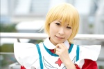 apron blonde_hair chippi cosplay erstin_ho maid maid_uniform my-otome school_uniform rating:Safe score:0 user:nil!