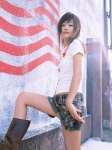 boots camouflage kudo_risa miniskirt skirt smile_and_sexy tshirt wanibooks_20 rating:Safe score:0 user:nil!