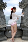 ass bikini flower ocean open_robe robe sawai_miyuu swimsuit rating:Safe score:0 user:nil!