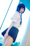 blouse cosplay miniskirt okino_mayoko pleated_skirt reiju skirt twin_braids zone-00 rating:Safe score:1 user:pixymisa