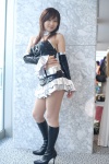 boots campaign_girl cosplay croptop halter_top midriff miniskirt natsu_suzune race_queen skirt tubetop vinyl rating:Safe score:0 user:nil!