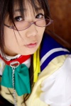beat_angel_escalayer chains chocoball collar cosplay escalayer glasses hair_ribbons sailor_uniform school_uniform vest rating:Safe score:0 user:nil!