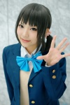 asae_ayato blazer blouse cosplay kokoro_connect nagase_iori school_uniform side_ponytail sweater rating:Safe score:1 user:nil!