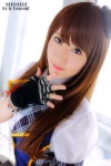 akb48 blouse cosplay fingerless_gloves gloves kojima_haruna_(cosplay) nase_momoka top_hat vest rating:Safe score:0 user:nil!