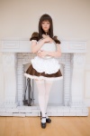apron candyfruit cosplay garter_straps hairband maid maid_uniform serving_tray thighhighs tometo_kamu zettai_ryouiki rating:Safe score:4 user:pixymisa