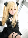 blonde_hair cosplay detached_sleeves dress golden_darkness hairbows ruri to_love-ru twintails rating:Safe score:0 user:nil!