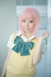 blouse bowtie cosplay momo_belia_deviluke mumuko pink_eyes pink_hair sweater to_love-ru rating:Safe score:0 user:pixymisa