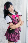 akitsu_honoka bows cosplay hairbow idolmaster kisaragi_chihaya school_uniform rating:Safe score:0 user:pixymisa