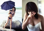 bikini bustier cleavage hara_mikie lingerie ocean skirt swimsuit two_633 umbrella wet rating:Safe score:0 user:nil!