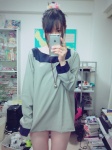 hairbun iiniku_ushijima iphone self-shot sweater rating:Safe score:6 user:nil!
