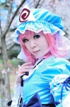 cosplay dress kisaki_yune pink_hair saigyouji_yuyuko touhou rating:Safe score:0 user:nil!