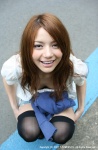 blouse denim miniskirt skirt thighhighs yuzuki_tina rating:Safe score:1 user:nil!