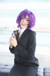blazer blouse cosplay ganota_no_onna kaieda_kae makabe miniskirt purple_hair skirt rating:Safe score:0 user:nil!