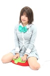 cosplay ichigo_100 kipi kneehighs pantyhose school_uniform sotomura_misuzu strawberry_pillow rating:Safe score:0 user:darkgray