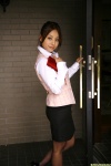 blouse inagaki_mika miniskirt ponytail skirt thighhighs vest rating:Safe score:0 user:nil!