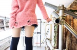miniskirt nana skirt sweater thighhighs zettai_ryouiki rating:Safe score:3 user:nil!