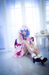 blue_hair cosplay dress hat maropapi remilia_scarlet socks touhou touhou_ningyou_fuminori_shirizu_2 wings rating:Safe score:1 user:nil!