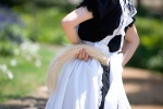 animal_ears anya apron costume dog_ears maid maid_uniform tail rating:Safe score:0 user:nil!