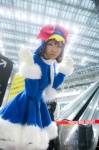 amaguri_irufu chicken_hat cosplay dress ecoco mittens scarf thighhighs tohoku_electric_power rating:Safe score:0 user:pixymisa