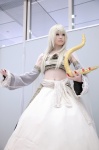bandeau blonde_hair cape cosplay harp luna_ballad midriff shirayuki_himeno skirt sound_horizon rating:Safe score:0 user:nil!