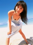 beach cleavage dress dress_lift komatsu_ayaka ocean ys_web_146 rating:Safe score:0 user:nil!