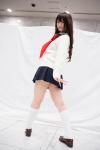 blouse cardigan cosplay harumiya_yun kneesocks original pleated_skirt sailor_uniform scarf school_uniform skirt rating:Safe score:0 user:pixymisa