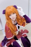 animal_ears bra cat_ears choker cosplay croptop gloves kanro midriff miniskirt nina_(wazu_wasu) orange_hair skirt tail wazu_wasu rating:Safe score:1 user:pixymisa
