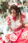 amami_haruka cleavage cosplay dress dress_lift hairband idolmaster michiko rating:Safe score:0 user:nil!