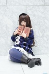 blue_legwear boots cosplay dress hairbow kokonoe_yaezou kurosu_aroma pantyhose pripara rating:Safe score:0 user:nil!