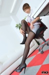 black_legwear blouse hairbun miniskirt pantyhose rq-star_758 skirt tsukimara_tomoka vest rating:Safe score:1 user:nil!