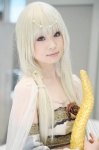 bandeau blonde_hair cape cleavage cosplay harp luna_ballad shirayuki_himeno skirt sound_horizon rating:Safe score:0 user:nil!