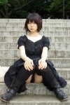 boots bow dress iiniku_ushijima necklace panties thighhighs zettai_ryouiki rating:Safe score:6 user:msgundam2