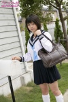 bookbag kneesocks pleated_skirt sailor_uniform sakamoto_rion school_uniform skirt rating:Safe score:0 user:nil!