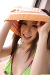 amamiya_kotone bikini_top camisole cleavage dgc_0650 shirt_lift striped swimsuit rating:Safe score:0 user:nil!