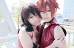 choker cosplay croptop iseya_sei kori meiko red_hair vest vocaloid rating:Safe score:0 user:pixymisa