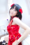 amami_haruka cosplay hair_ribbons idolmaster qipao shino_kei the_kei_m@ster rating:Safe score:0 user:nil!