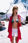 bikini_top butterfly close-up hoshino_aki market miniskirt open_robe robe skirt swimsuit umbrella rating:Safe score:0 user:nil!