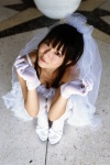 camisole cleavage gloves horii_mizuki ruffles skirt thighhighs veil rating:Safe score:1 user:nil!