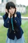 akiyama_mio blazer blouse cosplay k-on! pleated_skirt rinami school_uniform skirt rating:Safe score:1 user:nil!