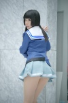 ass cosplay kyoukai_no_kanata nase_mitsuki pantyhose pleated_skirt ririka sailor_uniform school_uniform sheer_legwear skirt rating:Safe score:5 user:nil!