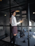 beret blouse pleated_skirt skirt thighhighs yasuda_misako zettai_ryouiki rating:Safe score:0 user:nil!