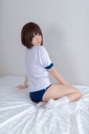 bed buruma cosplay gym_uniform kneesocks miu_(iii) original shorts tshirt rating:Safe score:1 user:nil!