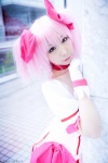 choker cosplay dress gloves hairbows kaname_madoka miiko pink_hair puella_magi_madoka_magica twintails rating:Safe score:1 user:xkaras