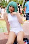 cosplay green_hair kazami_yuuka mari_(ii) pantyhose swimsuit touhou rating:Safe score:1 user:pixymisa